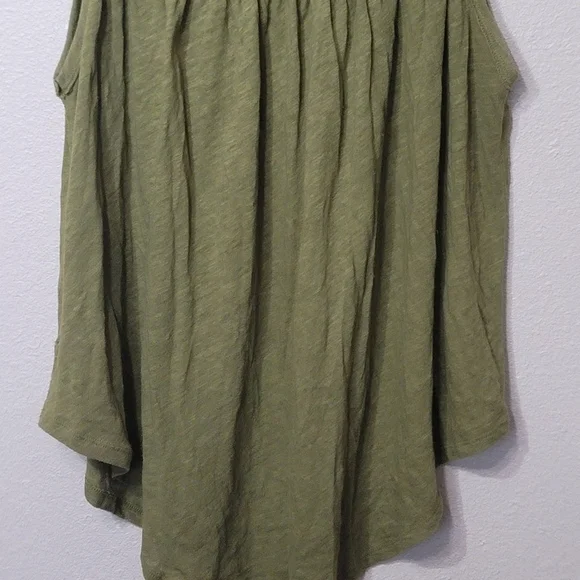 Free People ● We the free green linen blend swingy tank Sz XS - Picture 5 of 8